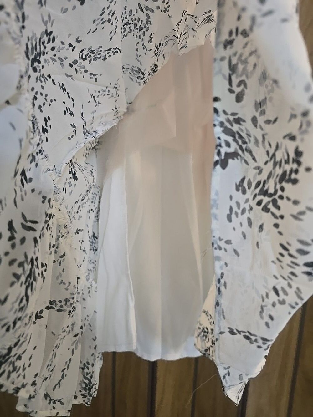Joyfolie Mia Joy Skye Dress In Grey Floral Girls Size 3 - Picture 7 of 7